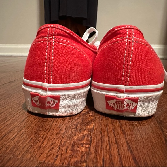 Vans Authentic Red low top Sneakers - Picture 8 of 10
